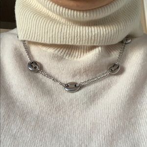 Stainless steel coffee bean necklace